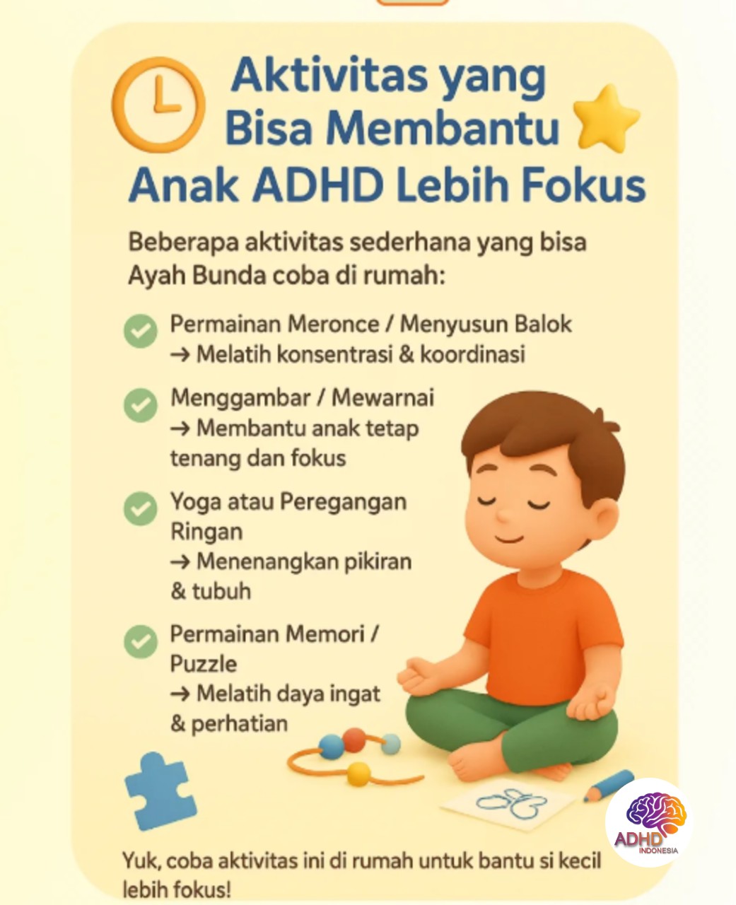 Pendekatan Edukatif yang Tepat untuk Anak ADHD di Kabupaten Gunungkidul